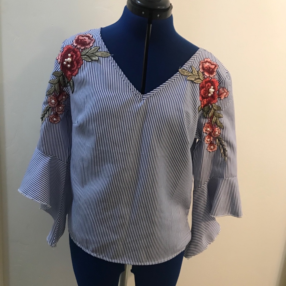 Anthropologie Flores Blouse, Medium